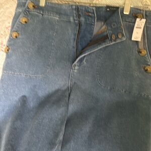 Talbots new sailor jeans, crop style
